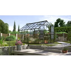 Vitavia Gewächshaus "Jupiter 9900",schwarz,9,9 m2