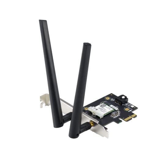 ASUS PCE-AX1800 Dual-band WiFi 6 PCI-E Netwerkkaart met Bluetooth 5.2 en WPA3-beveiliging