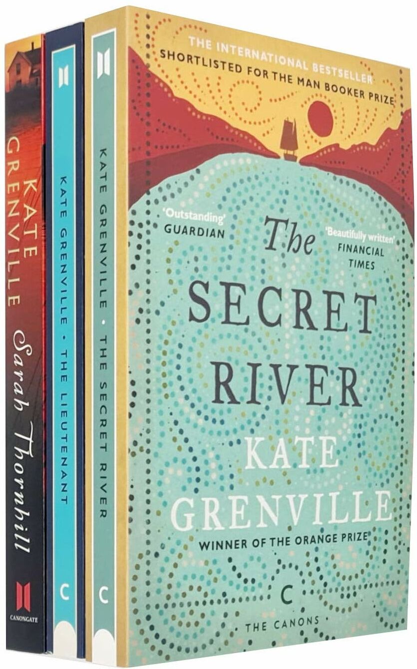 Canongate Books Kate Grenville Collection 3 Books Set (The Secret River, The Lieutenant, Sarah Thornhill)