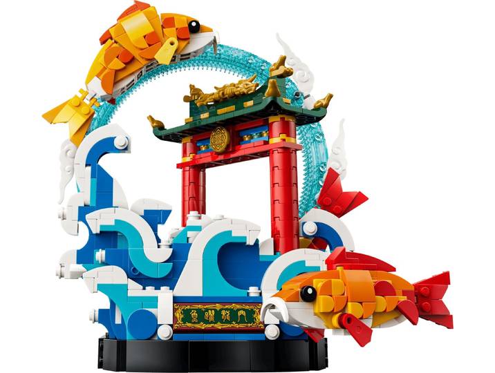 LEGO® Sonstiges 80120 Karpfen Springt übers Drachentor Spielbausteine, (Set, 736 St., Set)