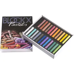 BlockX, Malstifte, Etui 24 Pastelle - Sortiert (24x)