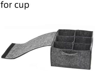 Uplift Picks Felt Dish Storage Bag For Plates Cups And Camping Tableware cup