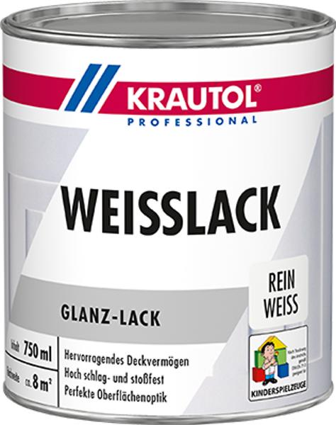 KRAUTOL Weißlack glänzend weiß, 2,5 l