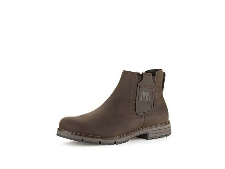 Pius Gabor Herren Boots,Stiefeletten,zertifiziertes Leder,Wechselfußbett,Superflex Sohle,Bootee,Booties,halbstiefel,Mocca,40.5 EU / 7 UK