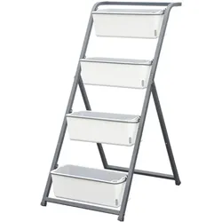 Hardin 1fachgut Blumengestell, ca. 60 x 70 x 120 cm - Schwarz