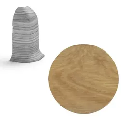 Äußere ecke für Sockelleiste Naturel Eiche gallisch, PVC Länge 0,5 cm, Kantenhöhe 56 mm, NATNGTZ51