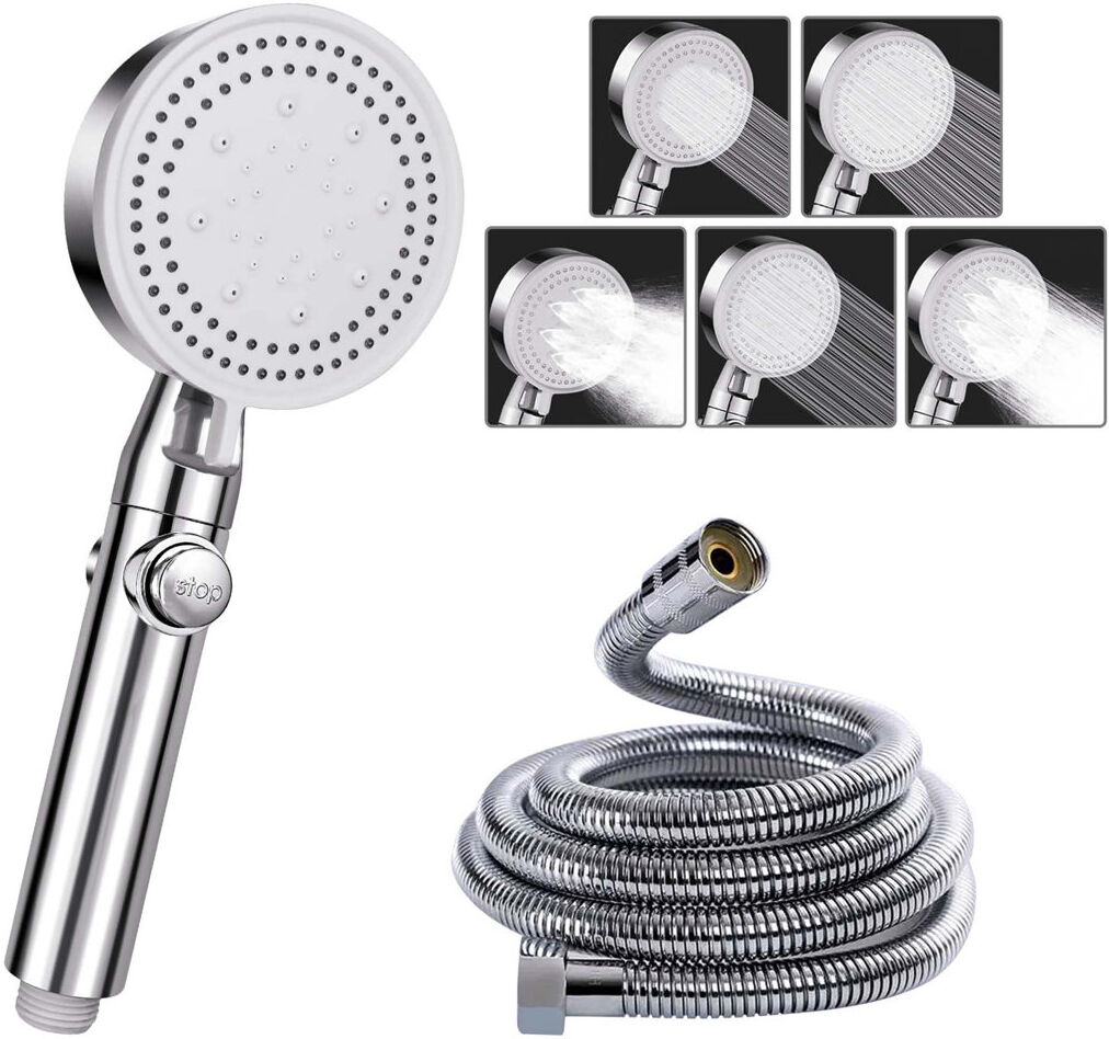 Belfry Bathroom Handheld Shower Head Silver 9cm W