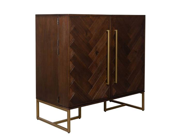 Dutchbone Kommode Weinschrank CLASS Design Barschrank aus Akazie von DutchBone