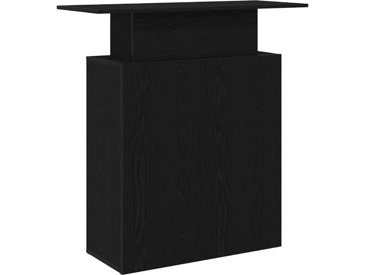 vidaXL Empfangstresen Schwarz 100 x 40 x 104 cm Holzwerkstoff