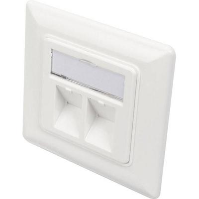 Digitus DN-93801-1 Keystone-Halterung 2-fach Weiß