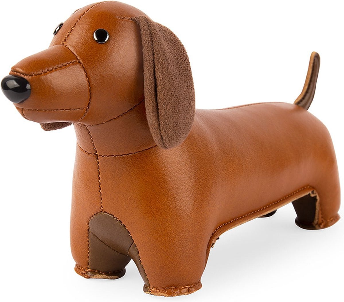 Zuny Teckel Paperweight Bruin