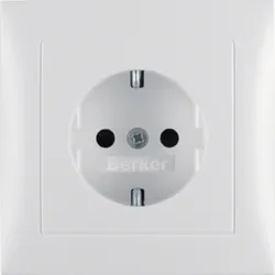 Berker Schuko-Steckdose pws/matt 47229909