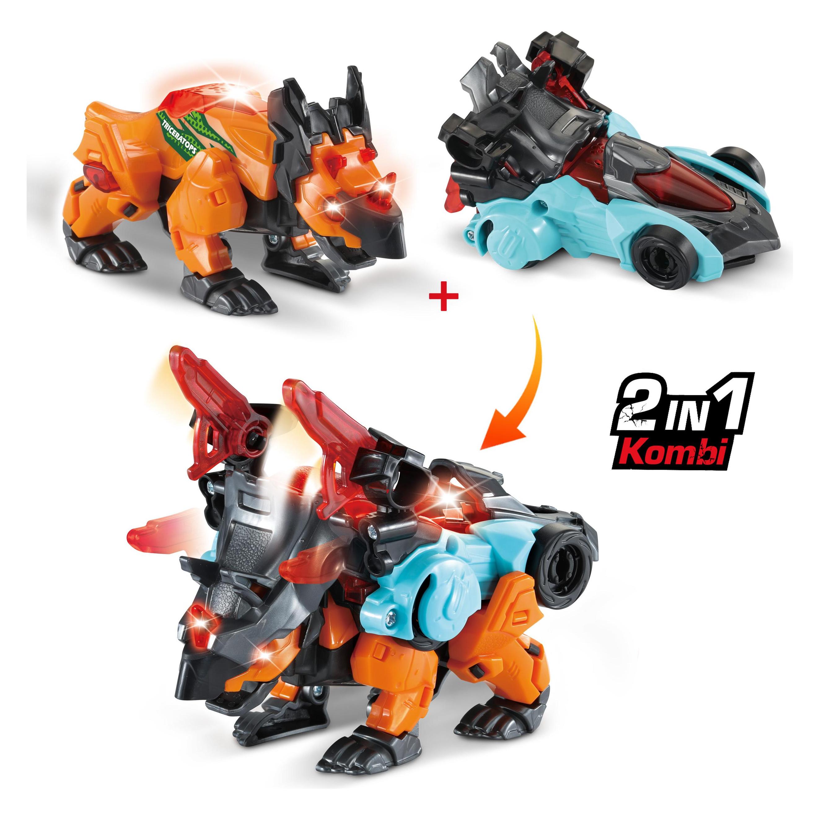 VTech Switch & Go Dinos - Combo Triceratops (Deutsch, 3 - 8 Jahre) (80-582164)