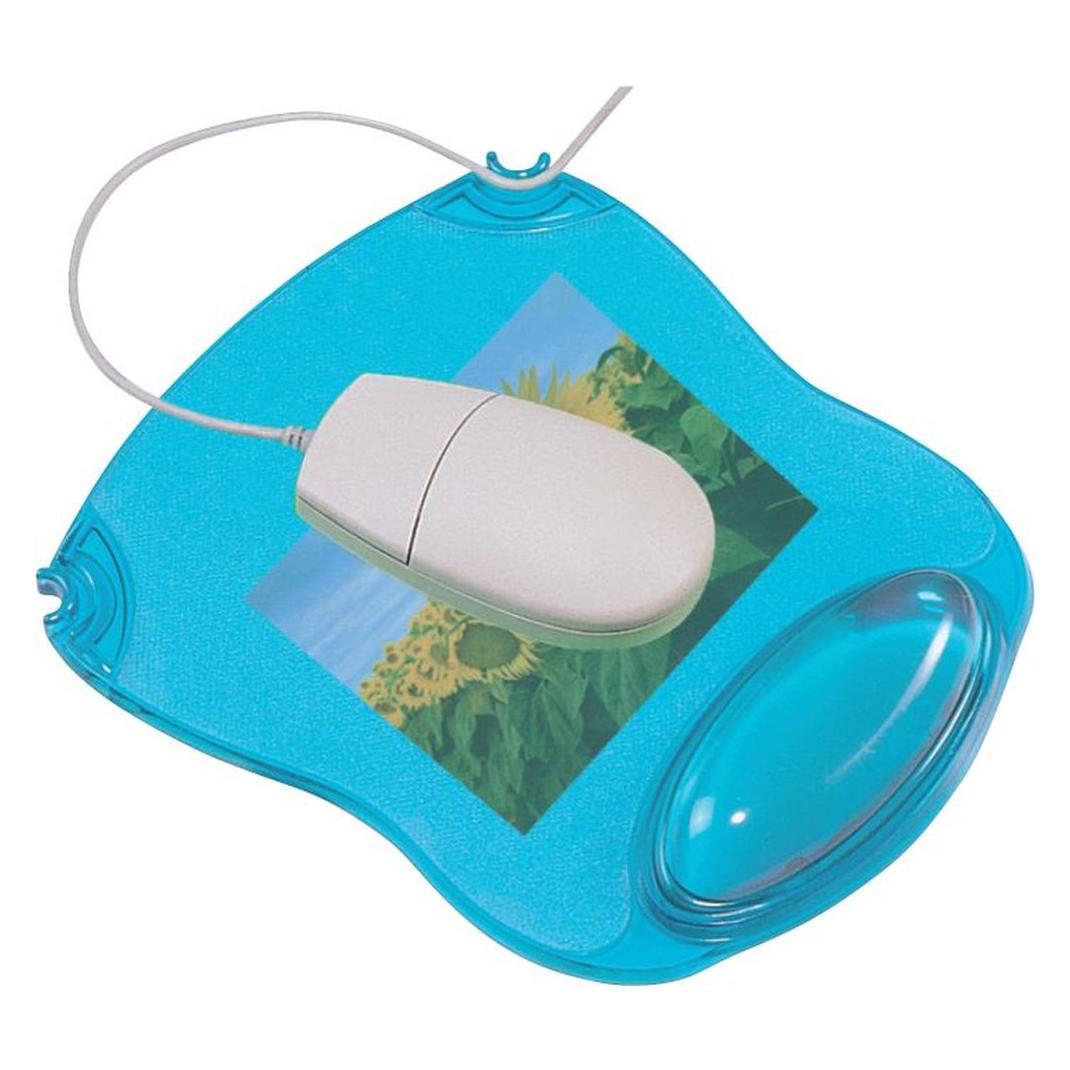 Q-Connect Mauspad mit Gelauflage blau (KF20085)