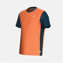 Head, Herren, Sportshirt, SLICE T-Shirt Men (XXL), Orange