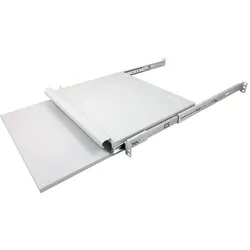 Allnet 48,30cm (19")zbh. Tastaturboden ausziehbar, für 800mm Schrank, Serverschrank Zubehör, Grau