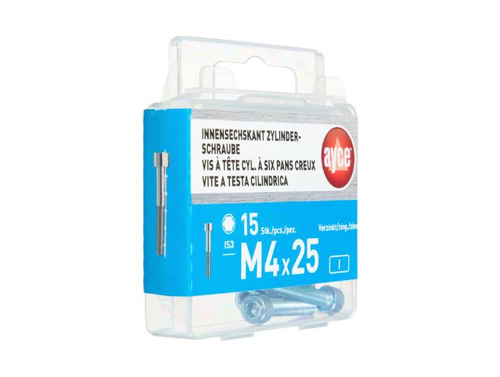 Ayce Innensechskant-Zylinderschraube M4 × 25 mm