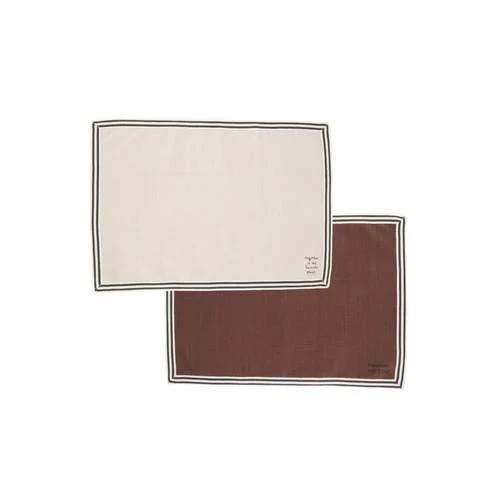 Zusss placemat dubbelzijdig set van 2 voor volwassenen