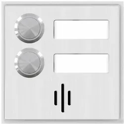 Telecom Behnke, Zubehör Gebäudesicherheit, 21-3126-BS Modul Mikrofon 2 Tasten+ BF bel V2A-Design