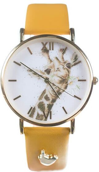 Wrendale Designs 'Flowers' Giraffe Vegan Leather Watch