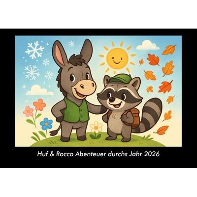 Huf & Rocco Abenteuer durchs Jahr 2026 Fotokalender DIN A3