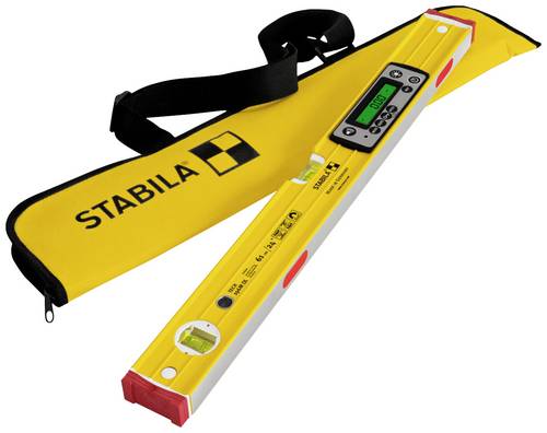 Stabila TECH 196M DL 19823 Digitale Wasserwaage mit Magnet, mit Rutschstopper, inkl. Tasche 61cm 0.5 mm/m
