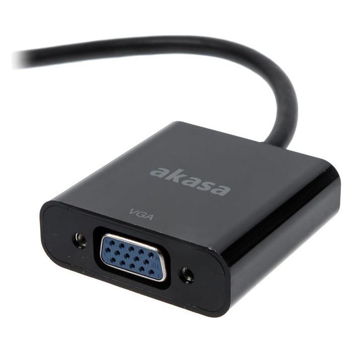 Akasa HDMI (Typ A) - VGA (AK-CBHD15-20BK)