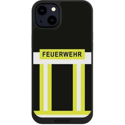 Nivocase Handyhülle für Apple iPhone 14 Plus Hülle NIVOpure Case Schwarz Beruf Feuerwehr Feuerwehrmann (Apple iPhone 14 Plus), Smartphone Hülle, Schwarz