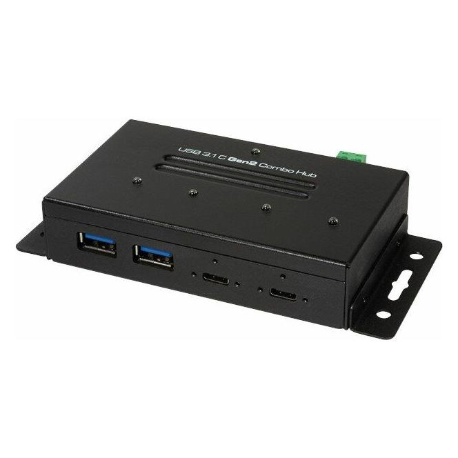 Manhattan USB-C 3.1 HUB Combo Gen 2 (USB-C, 4 Ports) (UA0316)
