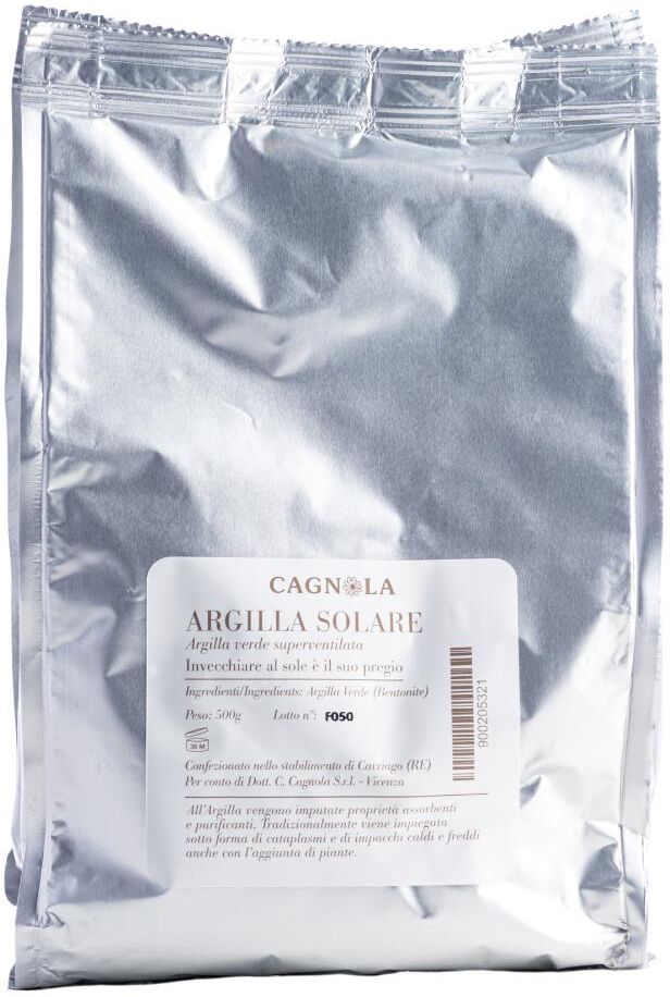 DOTT.C.CAGNOLA Srl Argilla Solare Superventilata 500g - Detergente per la Pelle
