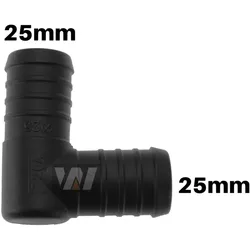 WamSter® L 90° Schlauchverbinder Pipe Connector 25mm Durchmesser