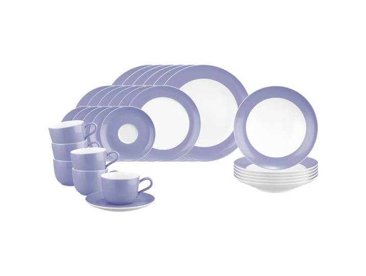 KOMBISERVICE Liberty Pure Colors Grape Purple 30-tlg.