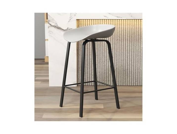 Bvn5kQ3dy Barstühle Barhocker Sitz Holz Hochstuhl Grau(Klein)
