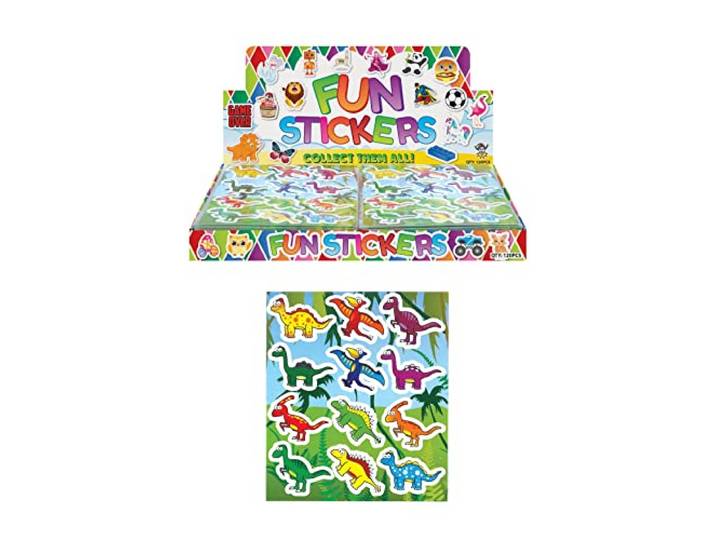 HENBRANDT N510055 12 stuks Stickers Dinosauruskaart