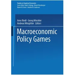 Macroeconomic Policy Games, Fachbücher