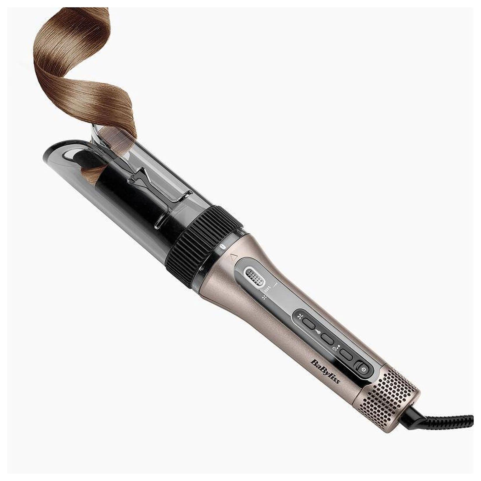 BaByliss Style Secret Air C6682E Lockenstab (Fortschrittliche Auto-Curl-Technologie, 25mm Lockenstab mit Keramikbeschichtung, ,Ultra-schnelles Aufheizen, 4 Temperatur- und Luftstrom-Einstellungen inkl. Heißluftstufe, 4 Timer-Einstellungen, 3 Rotationsricht
