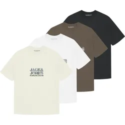 JCODYNAMIC BRANDING TEE CREW 4PK Herren T-Shirt