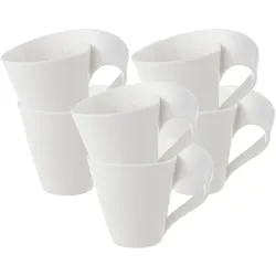 KAFFEETASSEN NewWave weiß 200 ml 6er Set