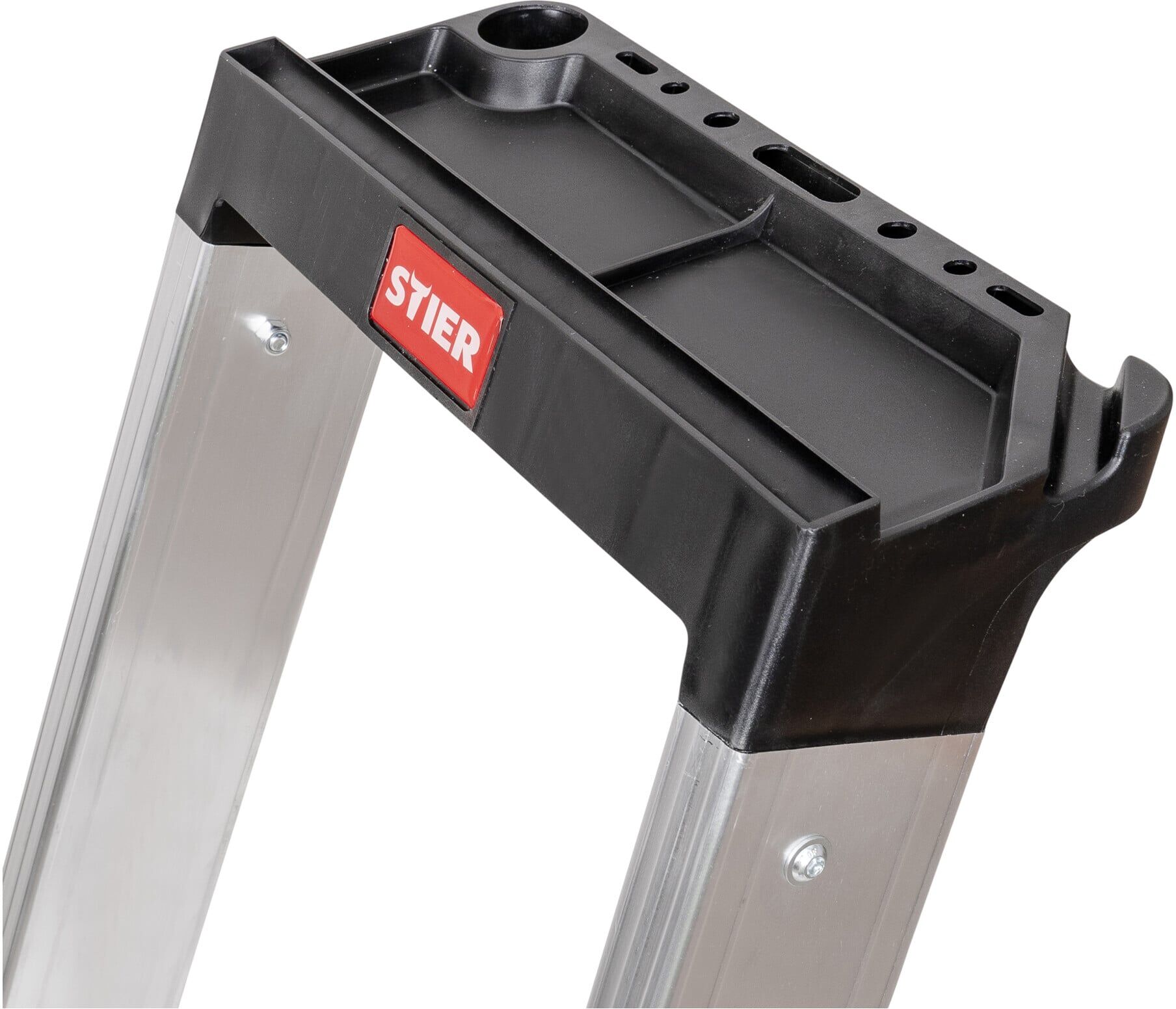 STIER Stufen Stehleiter Premium 6 Stufen einseitig begehbar (905593)