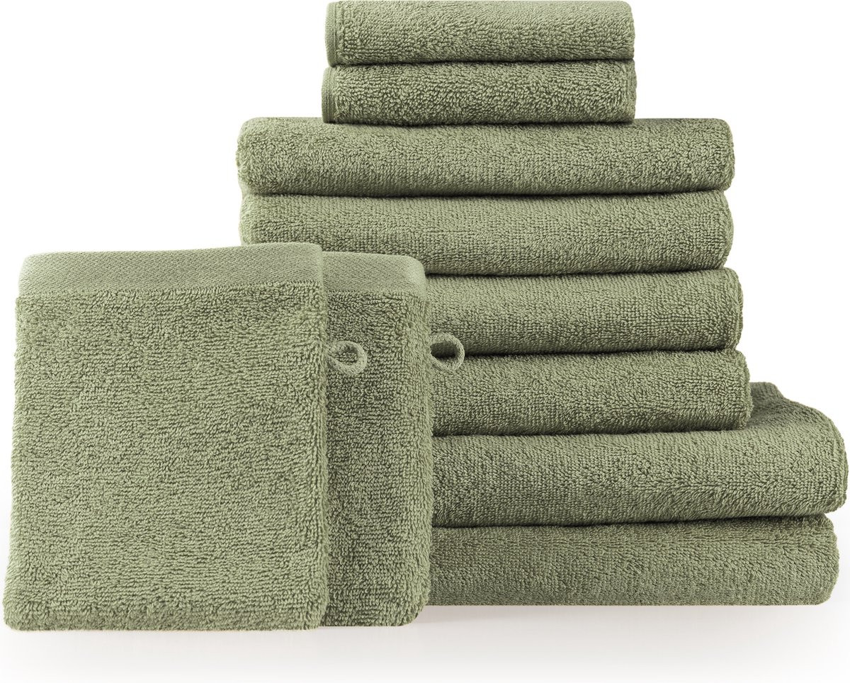 Blumtal Terry Handdoeken Set - Pastel Groen