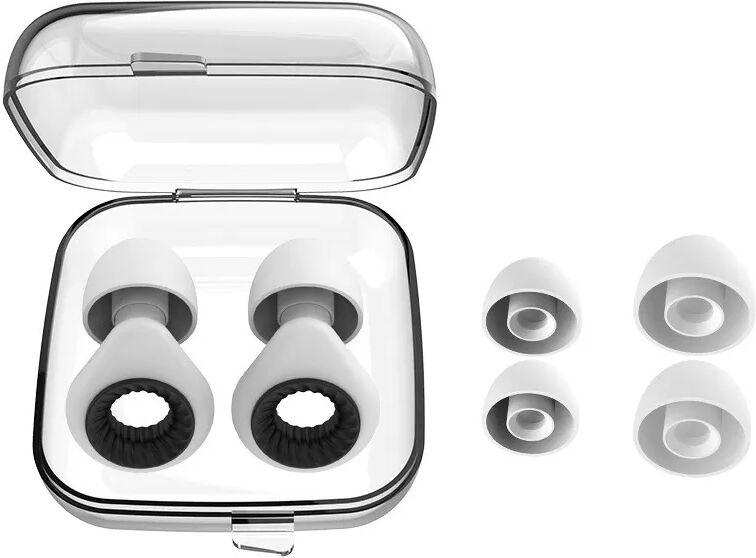 INF Bouchons d'oreille anti-bruit Noir + Blanc