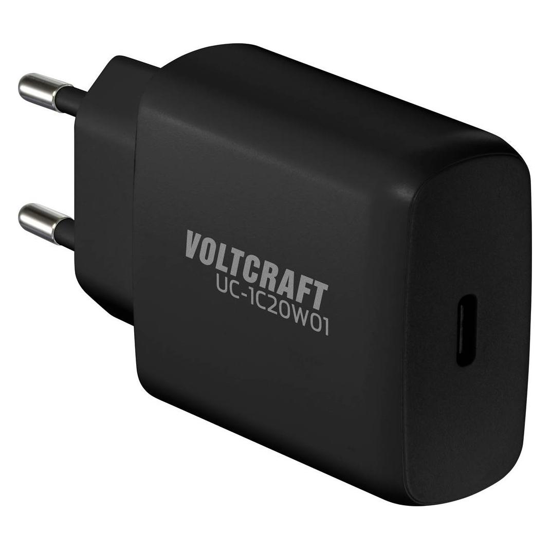 Voltcraft UC-1C20W01 USB Ladegerät 20 W 1x USB-C Innenbereich GaN (20 W, 1 Port) (VC-16809980)