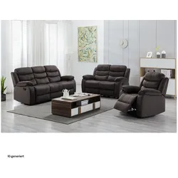 HTI-Living, Sofa + Bettsofa, 3 Sitzer 2 Sitzer Sessel Kirwall (2-Sitzer, 3-Sitzer)