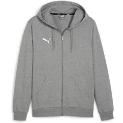 PUMA Herren Sweatshirt teamGOAL Casuals Hooded Ja, Größe S in Grau Grau