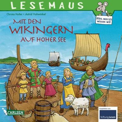 LESEMAUS 148: Mit den Wikingern auf hoher See, Taschenbuch von Christa Holtei, Carlsen, 978-3-551-08048-6