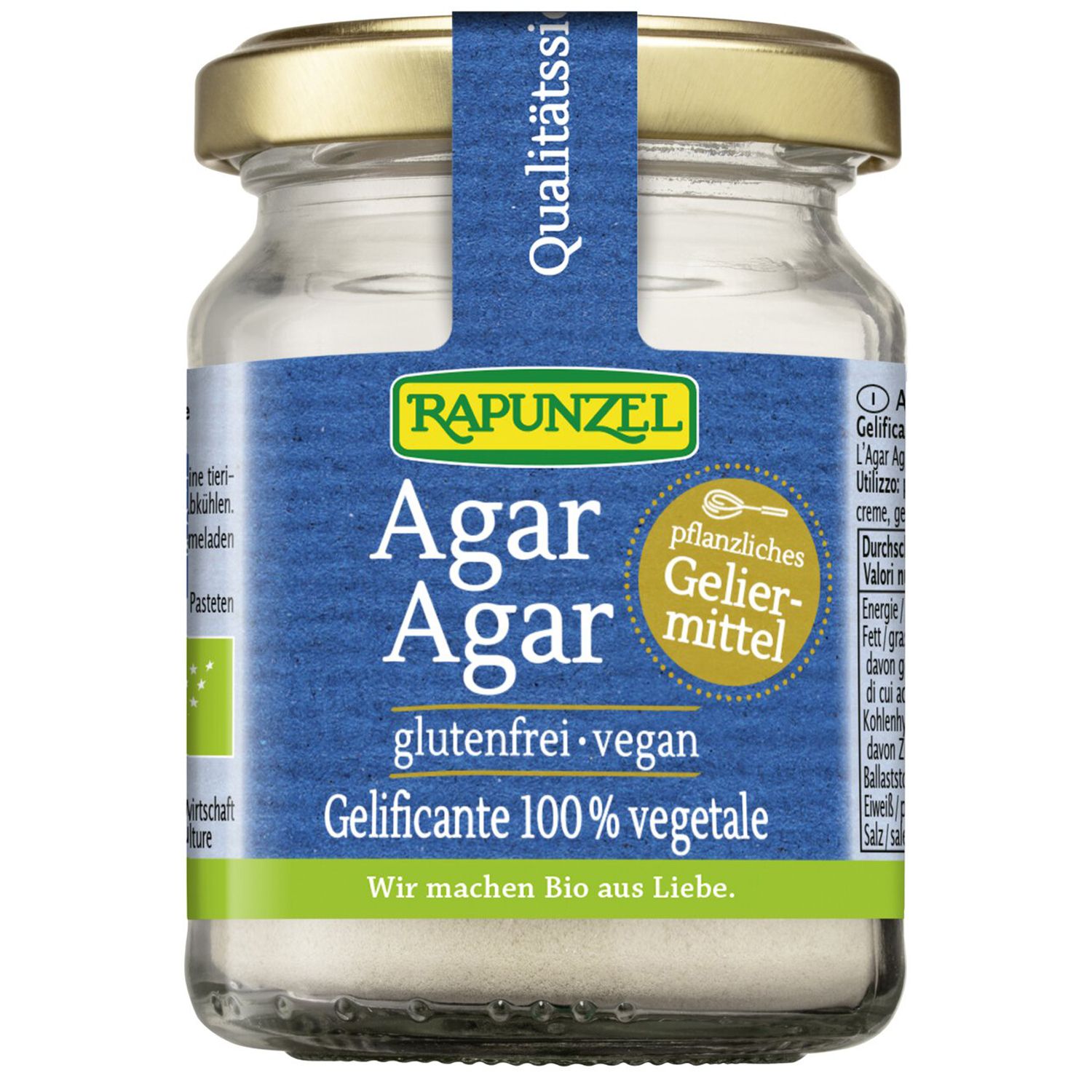Rapunzel Bio Agar Agar, Pulver 60 g