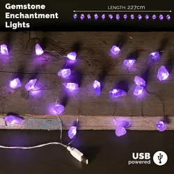 Gemstone Enchantment Lights - Amethyst