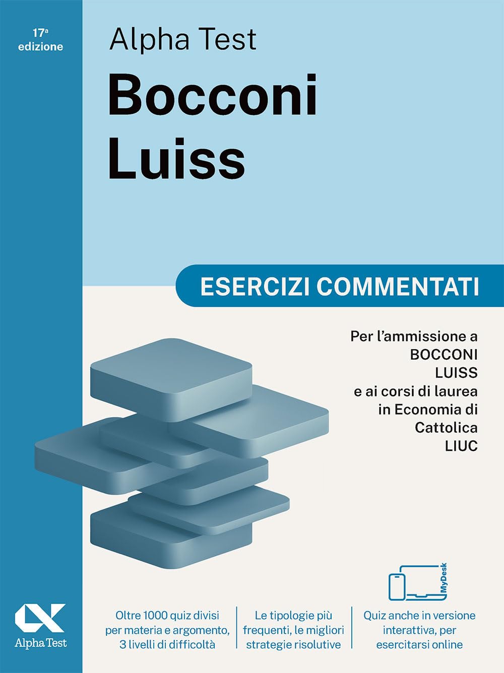 Alessandro Lucchese - Alpha Test Bocconi Luiss 2026-2027. Esercizi commentati. Per test di Economia. Con simulatore online (TestUniversitari) - Preis vom 19.10.2026 19:33:35 h