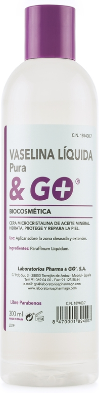 Laboratorios Pharma&Go; Flüssige Vaseline & Go 300 ml