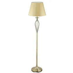 Relaxdays Schirmlampe Antik Gold